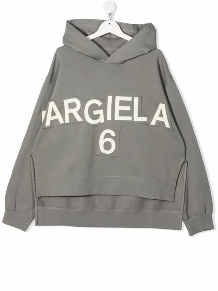 MM6 Maison Margiela Kids худи оверсайз с логотипом