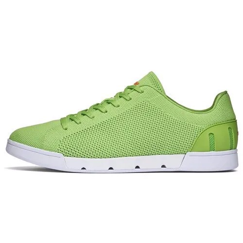 Мужские кроссовки SWIMS Breeze Tennis Knit цвет Acid Green/White размер 41