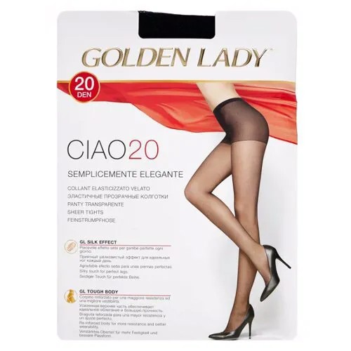 Колготки Golden Lady Ciao 20 den, размер 5-XL, nero (черный)