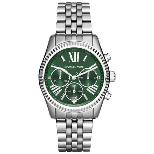 Наручные часы MICHAEL KORS Lexington, серебряный, зеленый
