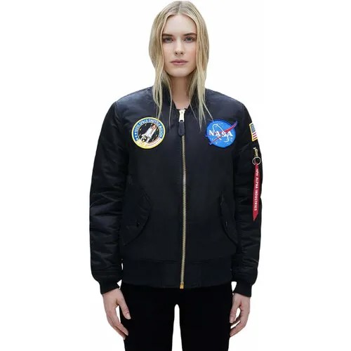 Бомбер ALPHA INDUSTRIES, размер M, черный