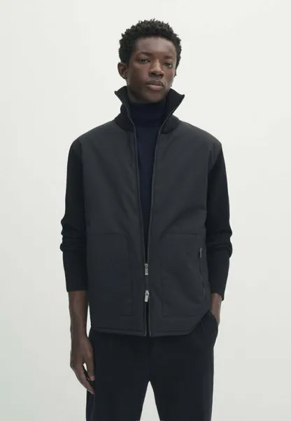 Кардиган Massimo Dutti, темно-синий