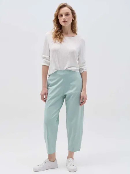 Укороченные брюки Carrot-Fit Hybrid, цвет aquamarine blue