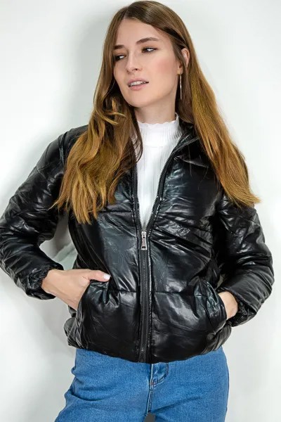 Куртка женская к/з Dorimodes 212 (XL, Серый)
