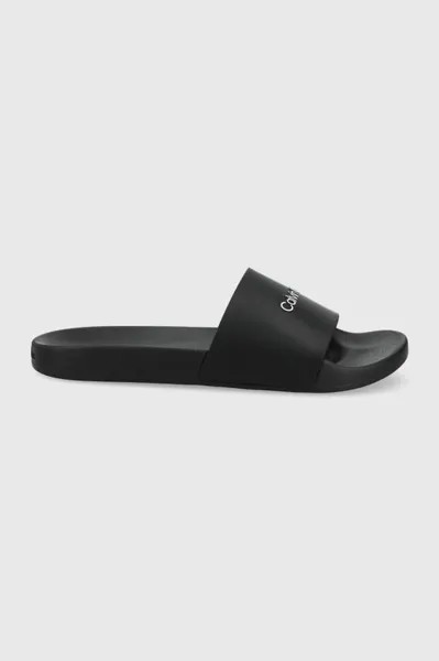 Шлепанцы Calvin Klein, черный