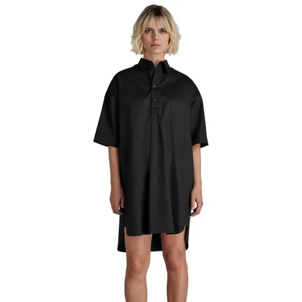 Платье с коротким рукавом G-Star Shirt, черный