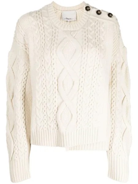 Джемпер фактурной вязки 3.1 Phillip Lim, белый