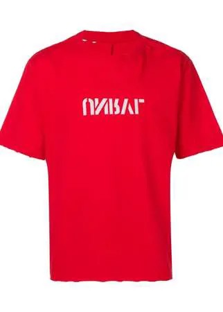 UNRAVEL PROJECT футболка с принтом слогана
