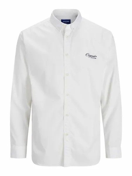 Рубашка на пуговицах стандартного кроя JACK & JONES Brink, белый