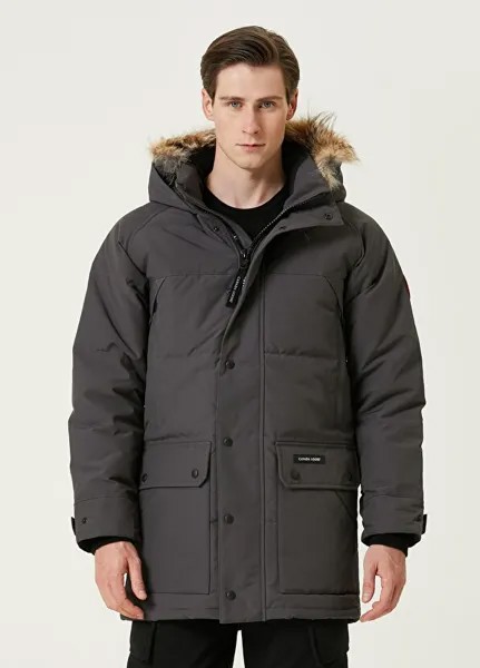 Темно-серая куртка с капюшоном emory Canada Goose