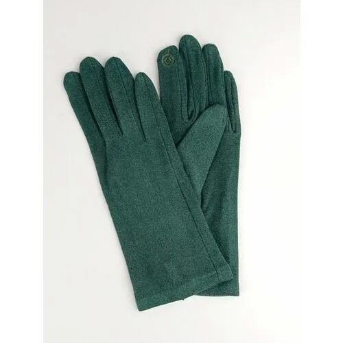 Перчатки  демисезонные, размер OneSize, зеленый