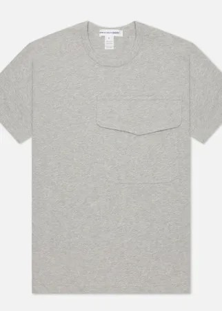 Мужская футболка Comme des Garcons SHIRT Exaggerated Pocket, цвет серый, размер S