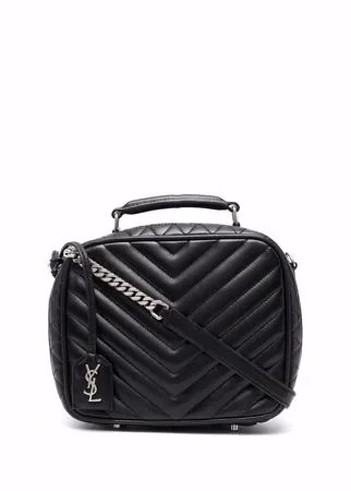 Yves Saint Laurent Pre-Owned стеганая сумка через плечо с узором шеврон