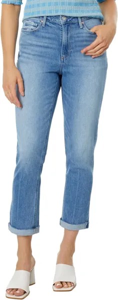 Джинсы High-Rise Brigitte Seamed Beltloops Raw Hem in Exhibition Distressed Paige, цвет Exhibition Distressed