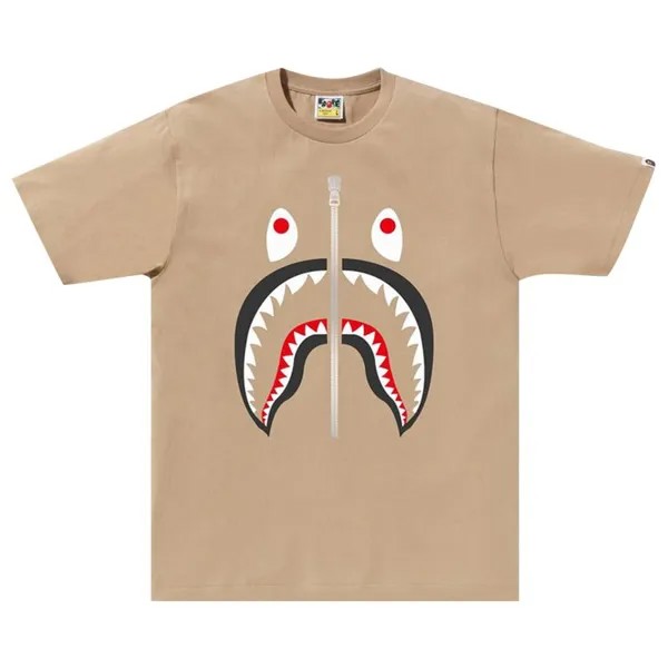 Футболка BAPE Shark 'Beige', загар