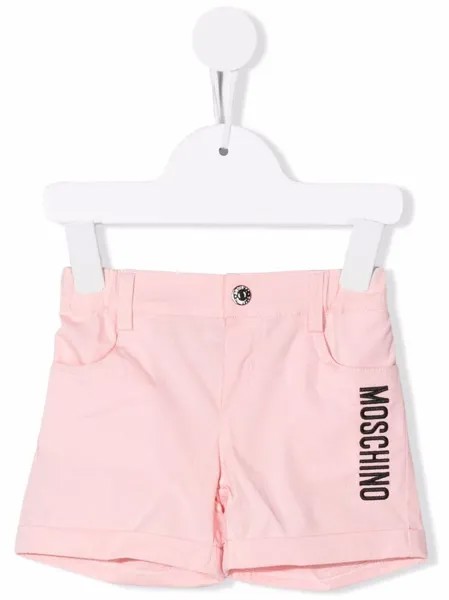 Moschino Kids спортивные шорты с логотипом