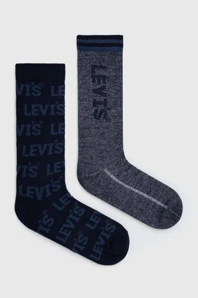 2 штуки носков Levi's, темно-синий
