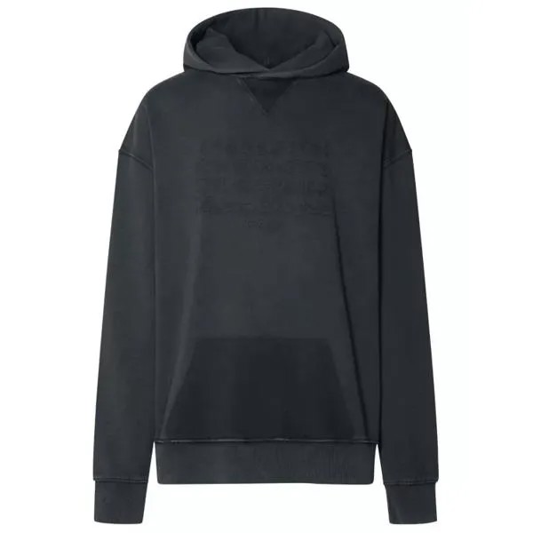 Футболка gray cotton sweatshirt Maison Margiela, черный