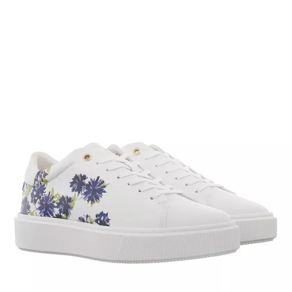 Кроссовки lornika floral print inflated sole Ted Baker, белый