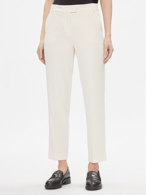 Тканевые брюки стандартного кроя Max&Co., белый