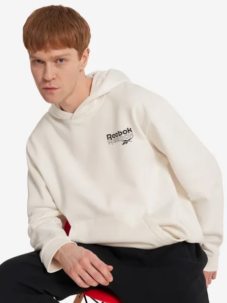 Худи мужская Reebok Ri Brand Proud Hoodie, Белый