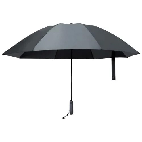 Зонт автоматический Xiaomi U'REVO Automatic Reverse Folding Lighting Umbrella с фонариком, черный