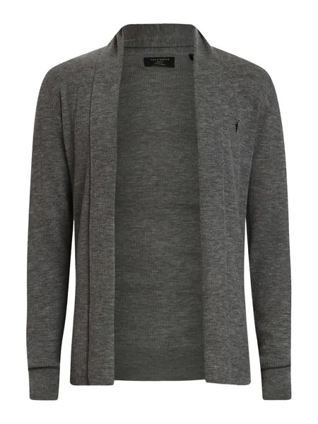 Вязаный кардиган Allsaints, темно-серый