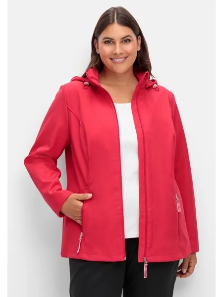 Куртка sheego Softshelljacke, красный
