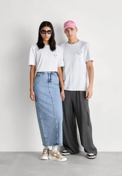 Футболка с принтом Unisex Tommy Jeans, белый