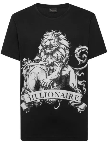 Billionaire футболка из хлопка с логотипом SS, черный