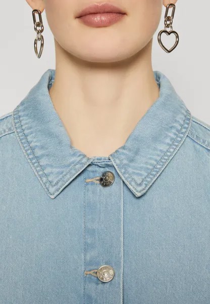 Джинсовая куртка Onljules Belt Jacket Only, светло-голубой деним