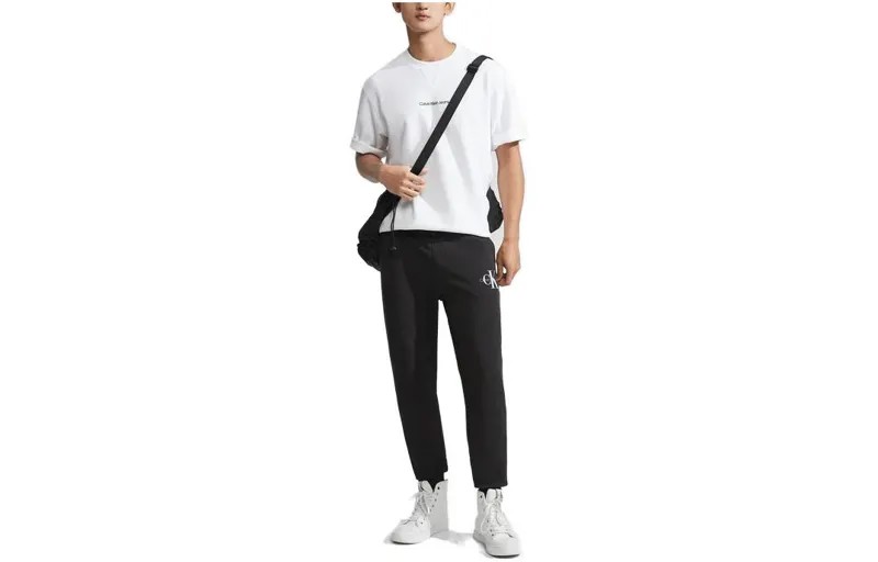 Мужские трикотажные спортивные штаны Calvin Klein, цвет BEH - CK Black