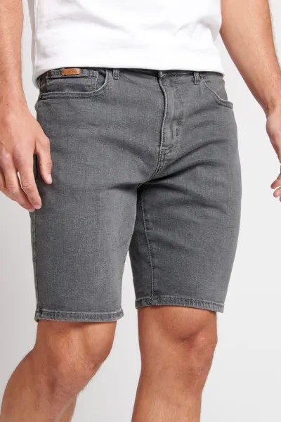 Серые джинсовые шорты узкого кроя 5 U.S. Polo Assn, серый