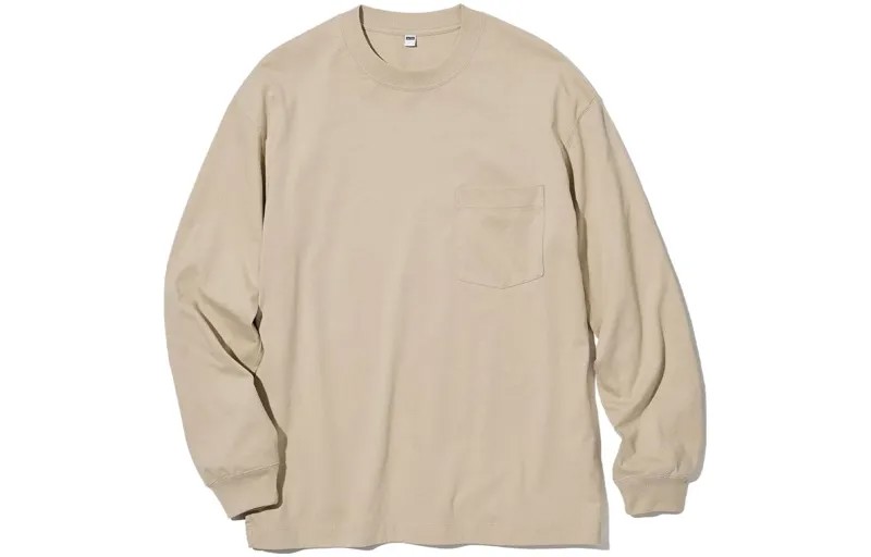 UNIQLO худи и свитшоты унисекс, Хаки