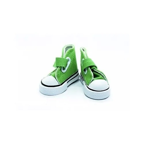 Обувь для кукол Magic 4 Toys Кеды, на липучке, 7,5*4,5 см, зеленые (КЛ.27001)