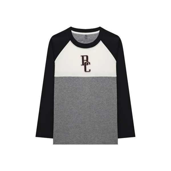 Хлопковый лонгслив Brunello Cucinelli