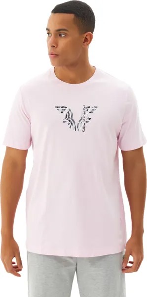 Футболка мужская Bilcee Men Knitting T-Shirt розовая XL