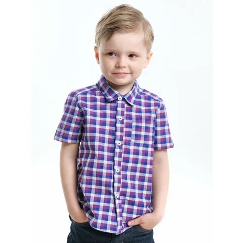 Рубашка Mini Maxi, размер 98, фиолетовый