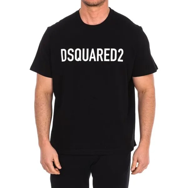 Мужская футболка с коротким рукавом s74gd1184 s23009 Dsquared2, черный