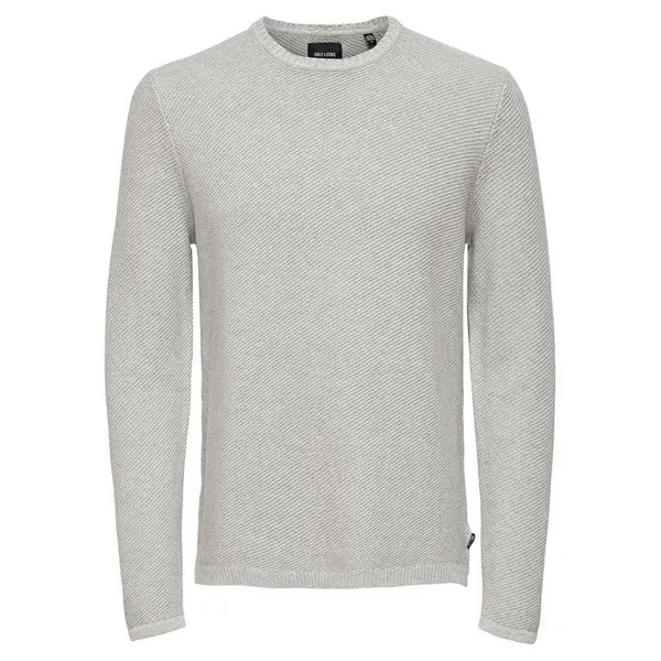 Свитер Only & Sons Dan Crew Neck, серый