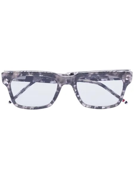 Thom Browne солнцезащитные очки черепаховой расцветки