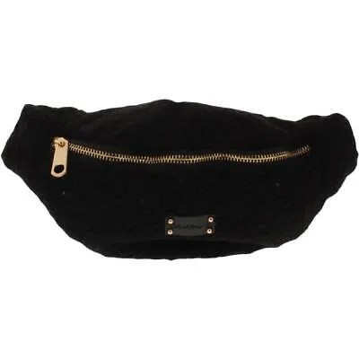 Женская поясная сумка Bearpaw из черного искусственного меха из овечьей шерсти, маленькая BHFO 3586