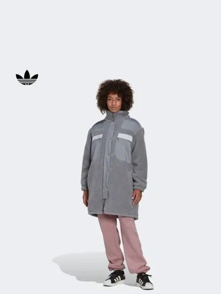 Классическая спортивная хлопковая женская куртка adidas Official Clover HC0580, цвет Бордовый