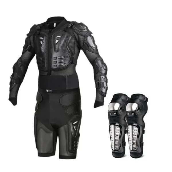 Защитное снаряжение, мотоциклетные куртки для кросс-кантри, армированный костюм с черепашкой, комплект брюк, защитная гоночная одежда для э...