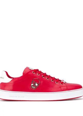 Philipp Plein кеды с декором Skull