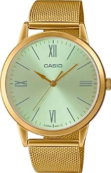 Японские наручные  мужские часы Casio MTP-E600MG-9B. Коллекция Analog