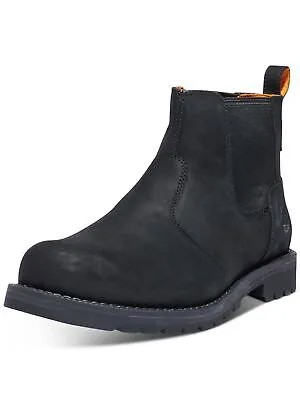 TIMBERLAND Мужские кожаные черные кожаные туфли Челси 9,5 с язычком Redwood Falls Toe Block Heel