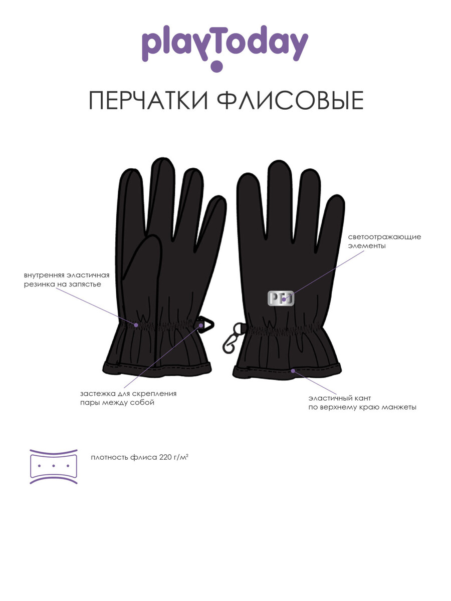 Перчатки трикотажные