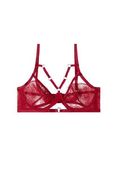 Бюстгальтер-балконет Intimissimi, темно-красный