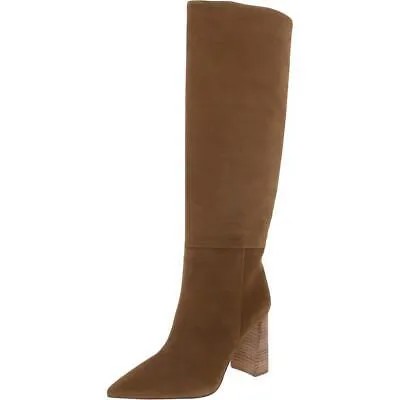 Женские сапоги до колена Steve Madden с ручками светло-коричневого цвета 9 Medium (B,M) BHFO 3772